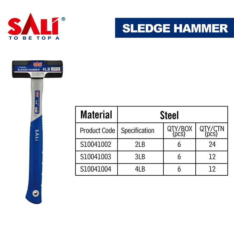 Sali 2lb Steel Hand PP+TPR Handle Sledge Hammer