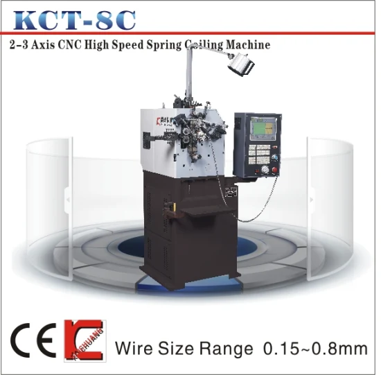Avvolgitrice per molle di compressione ad alta velocità CNC KCMCO-KCT-208 da 0,15-0,8 mm